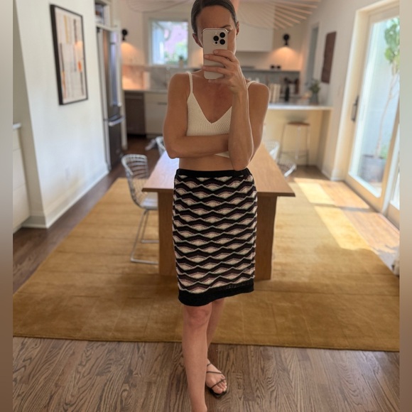 Incredible Woven Missoni Mini Skirt Vintage - Picture 6 of 6